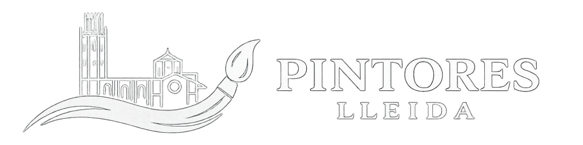 Logotipo de Pintores Lleida con la Seu Vella y un pincel
