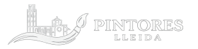 Logotipo de Pintores Lleida con la Seu Vella y un pincel